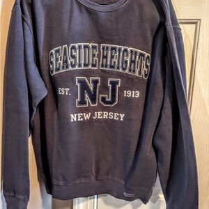 Regent Seaside Heights Navy Blue Women's Sweatshirt. Size M